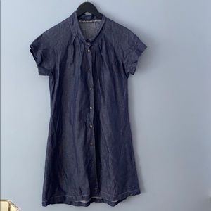 Allison Wonderland- linen blend dress